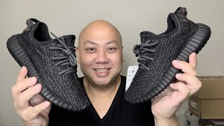 Yeezy 350 Pirate Black 2023 Release Full Detail Review