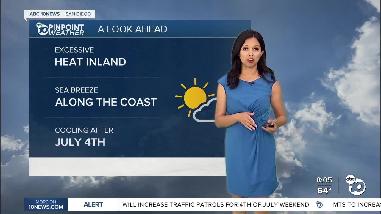 ABC 10News Pinpoint Weather for Sat. July 1, 2023