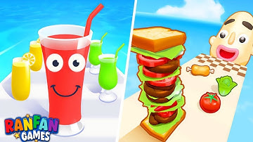Juice Run | Sandwich Runner - All Level Gameplay Android,iOS - NEW BIG APK UPDATE