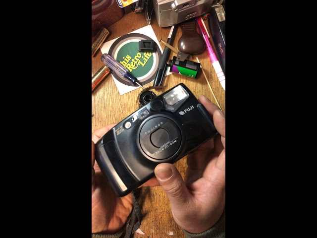 Fuji zoom cardia multi 800 35-80 zoom camera pre-winding 후지 줌