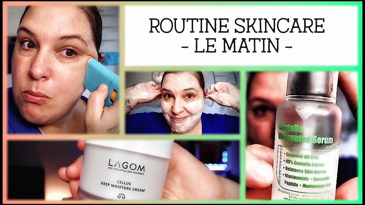 Routine Skincare visage du matin! - YouTube
