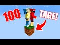 Überlebe 100 Tage auf einem Block während eines Meteorschauers – Minecraft