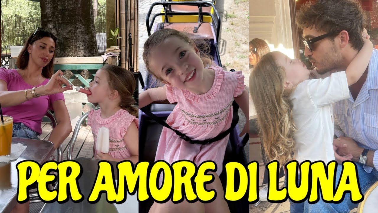 Antonino Spinalbese e Belen Rodriguez trascorrono dei momenti belli con Luna Marì