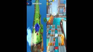 Sonic Dash vs Subway Princess Runner #short screenshot 3