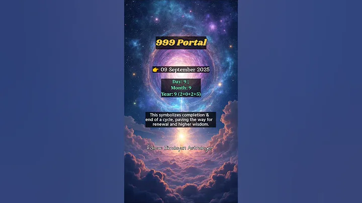 999 portal symbolism by Himalayan Astrologer || 9 september 2025 ||