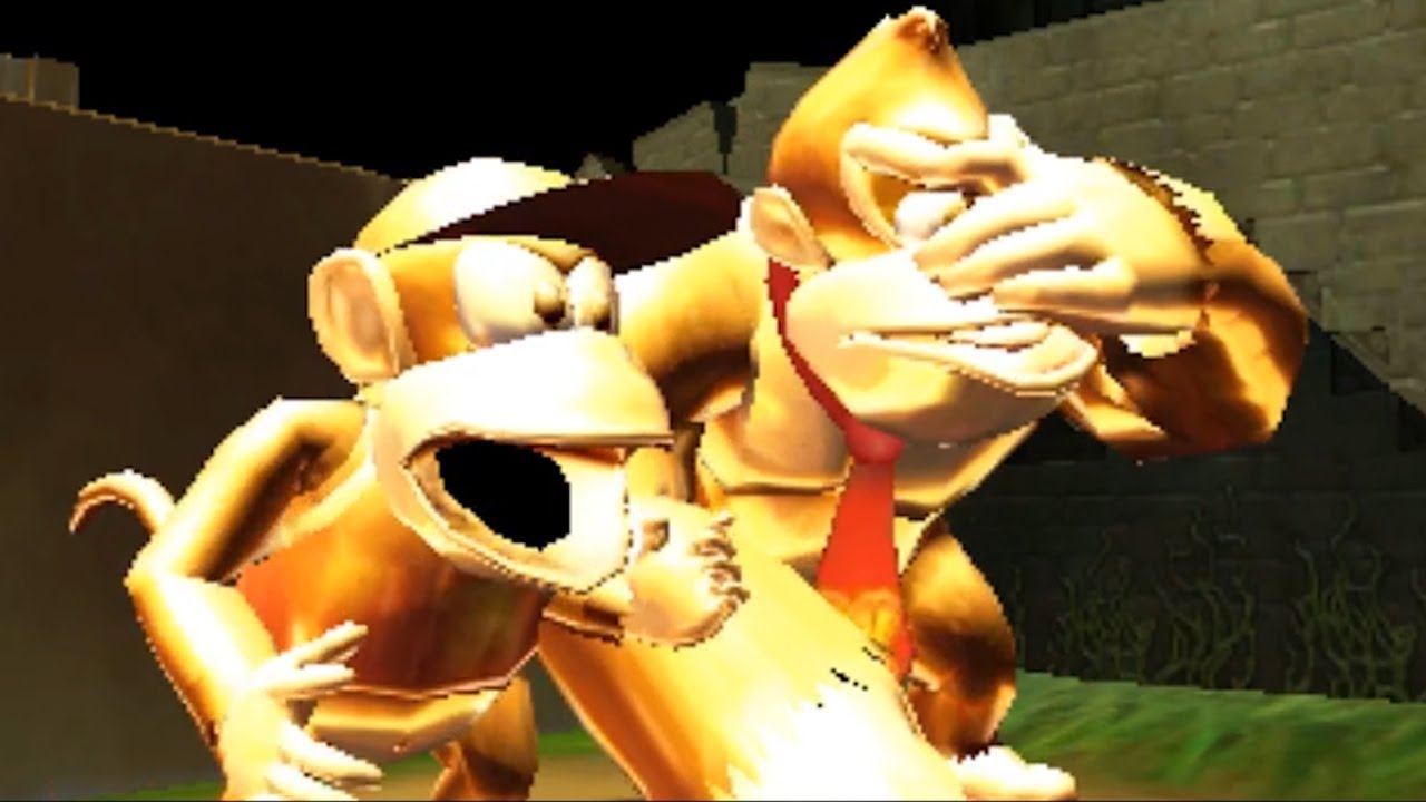 Donkey Kong Country Returns 3D Walkthrough Part 3 World 3 Ruins YouTube