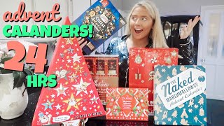 I only ate ADVENT CALENDAR foods for 24hours!!