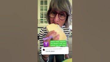 Jesus loves vegans! He doesn’t love you - unless you eat tofu!