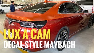 Lux A2.0 lên decal nhôm xước 3D kiểu Maybach | Làm đẹp xe VinFast