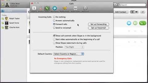 How to set up Skype call forwarding - Mac