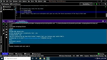 6. Navigation in BeautifulSoup - Part 1