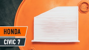 Hoe een interieurfilter vervangen op een HONDA CIVIC 7 HANDLEIDING | AUTODOC