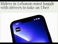 Uber Riders have to bid on this Uber platform to get the Uber driver. A possible model?