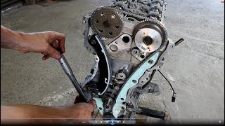 Гремят поршни на перекладке ремонт двигателя G4KD на Kia Cerato 2,0 Киа Церато 2011  4часть