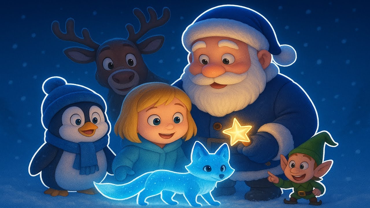 Santa, Emma & Chilly and the Sapphire Snow Fox Christmas Adventure ❄️💙🦊