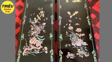 Triệu Khảm Trai - Nghệ Thuật Đồ Gỗ Khảm Ốc #trieukhamtrai #tranhkhamoc #shorts #fyp #hot