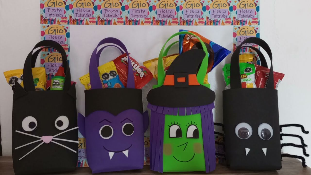 como hacer dulceros de halloween Paso a Paso #diy #tutorial #manualidades