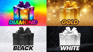 Choose Your Gift! 🎁 Diamond, Gold, Black or White 💎⭐️🖤🤍 by Quiz Time 55,504 views 1 month ago 10 minutes, 41 seconds