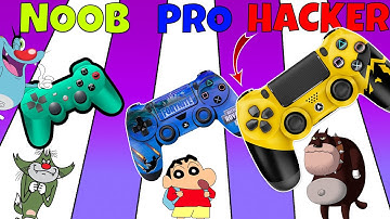 NOOB PRO vs HACKER | in DIY JOYSTICK | with Oggy  , Jack , Boob plays DIY JOYSTICK😋😋