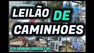 LEILÃO COM VARIOS CAMINHÕES PESADOS