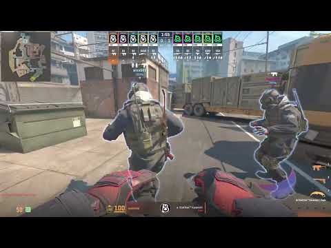 esenthial POV against BC.Game on Overpass