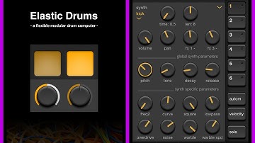 Elastic Drums  Pre Release Demo for iPad and iPhone, Cool Beans