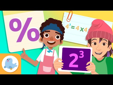 ⁣Percentages & Powers 🧁🛹 Math for Elementary School Children 🥧 Compilation