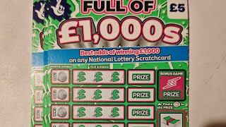 New full of £1000s scratch cards £30 in play 