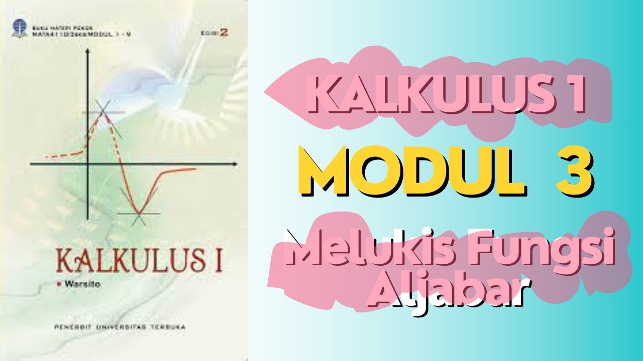 Kalkulus 1 | Modul 3 | Menggambarkan / Melukis Fungsi Aljabar | 20-04-2024