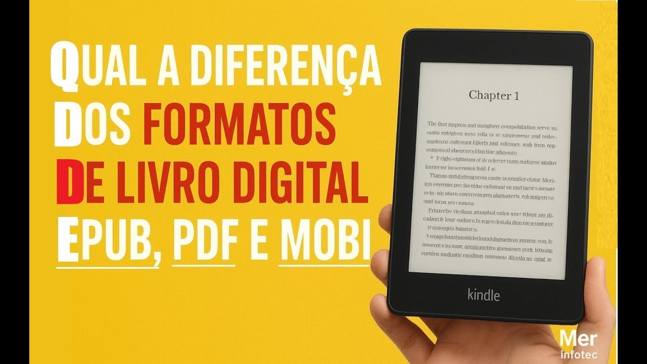 Como Colocar Livros no Kindle e QUAL A DIFERENÇA DOS FORMATOS DE LIVRO DIGITAL EPUB, PDF e MOBI e
