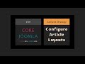 Essential Joomla Configuration for Astroid Article Layouts | ACS Pt01