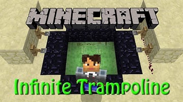 Minecraft: Infinite Trampoline Tutorial, Fun with Slimeblocks in 1.9