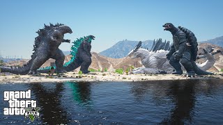 Godzilla 2024 x Legendary Godzilla vs Gamera, Titanus Shimo - The New Empire ( GTA V Mods )