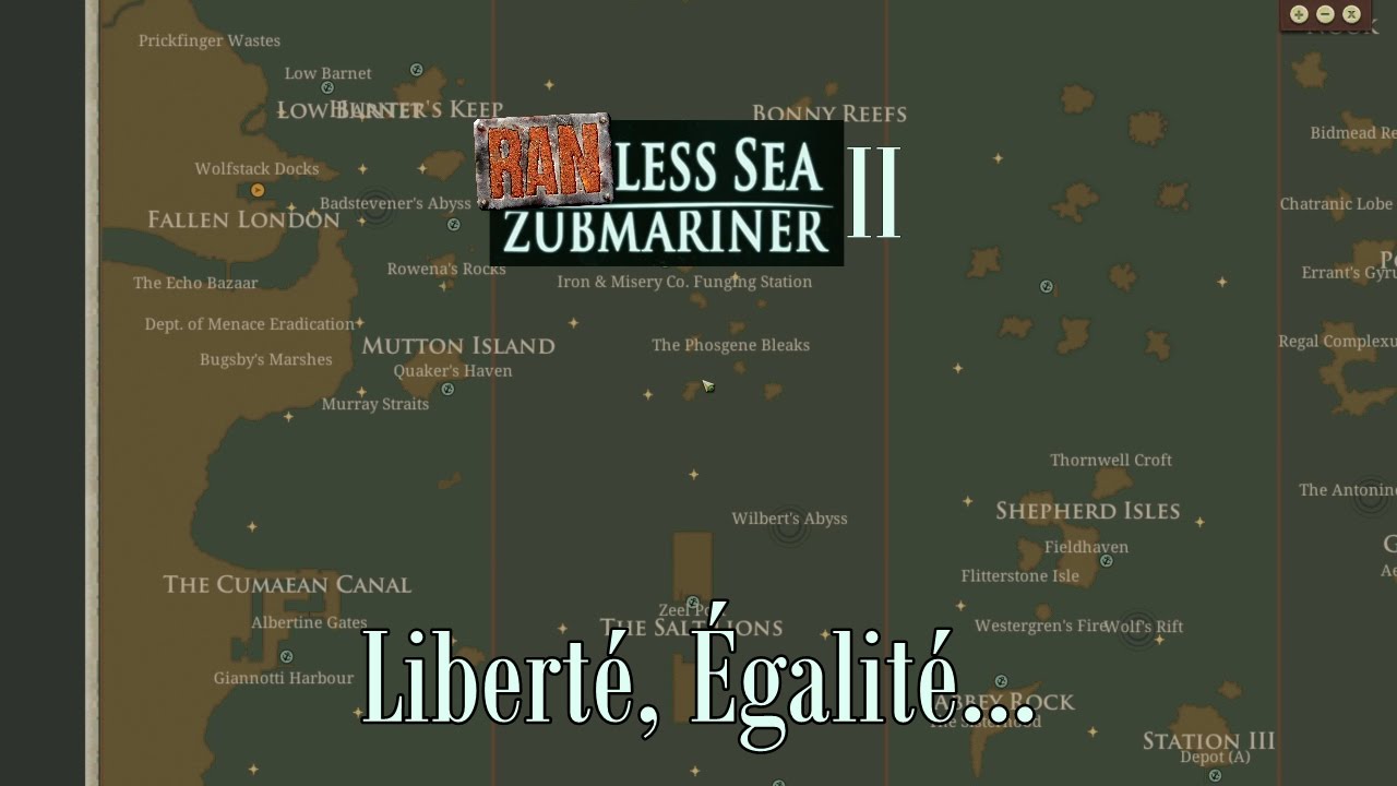 Sunless sea карта