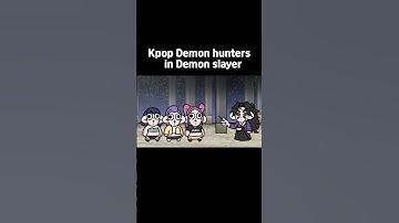 Kpop demon hunters vs Demon slayer!! #animation #dummyworld #memes