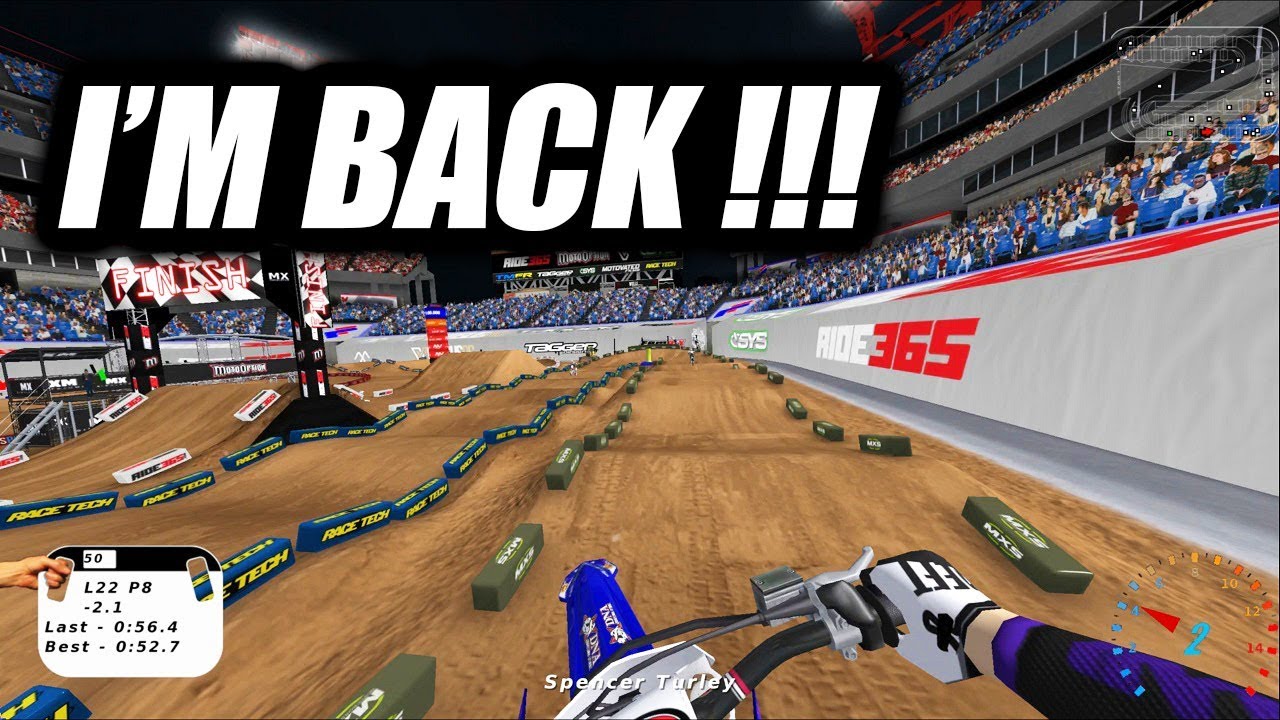 I'M BACK!!! MX Simulator - Pro rF 450 Main Event - "2019 Supercross Nashville"