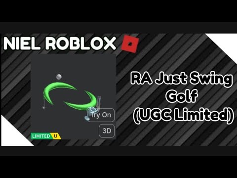 Golf Script (UGC Limited) RA Just Swing Golf Script | Roblox - YouTube