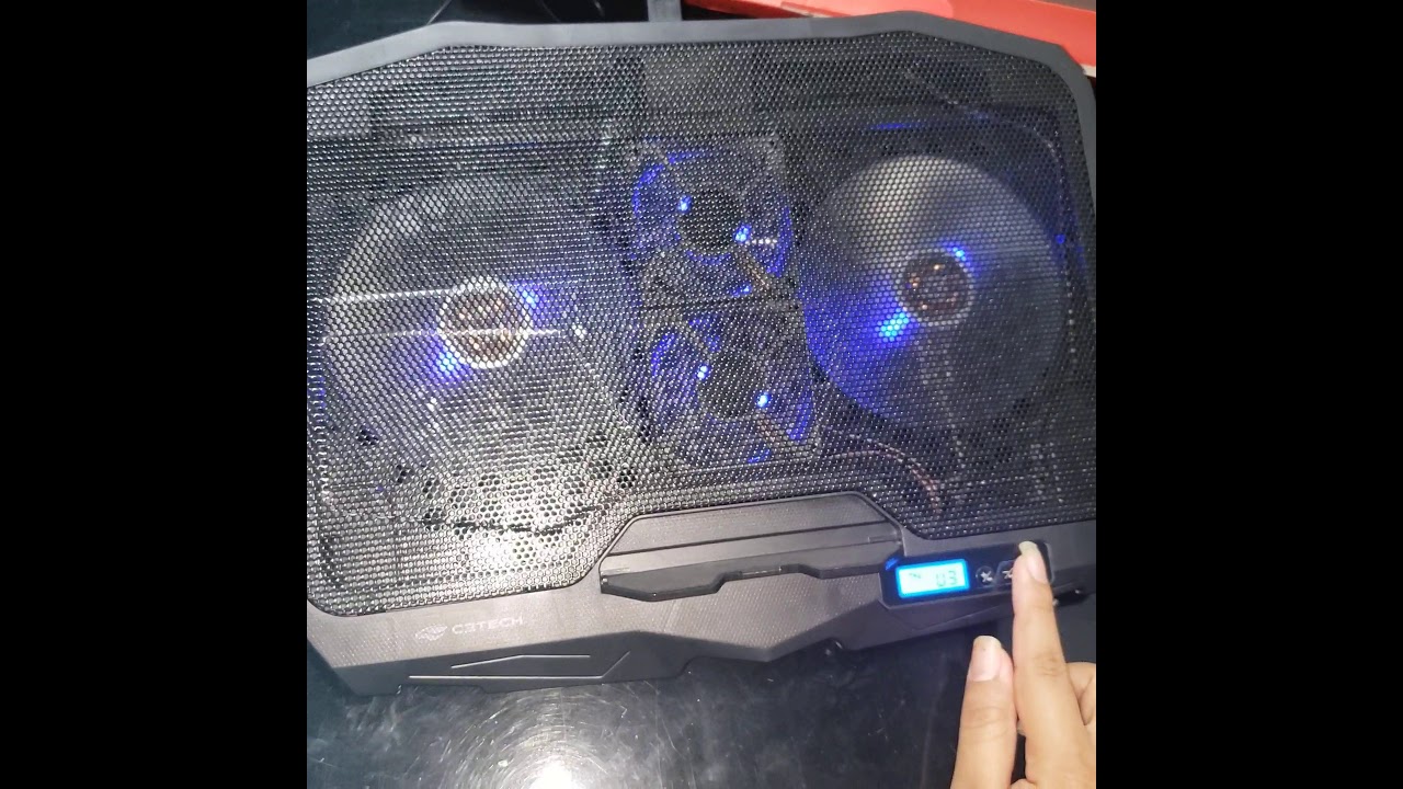 UNBOXING Cooler para notebook C3 TECH Gaming NBC-100 Series - Calzinha Nobrega