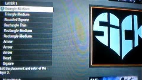 Black ops "Sick" heart emblem tutorial