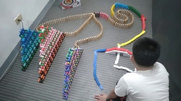Biggest Domino Topple Ever #Shorts #H5DC