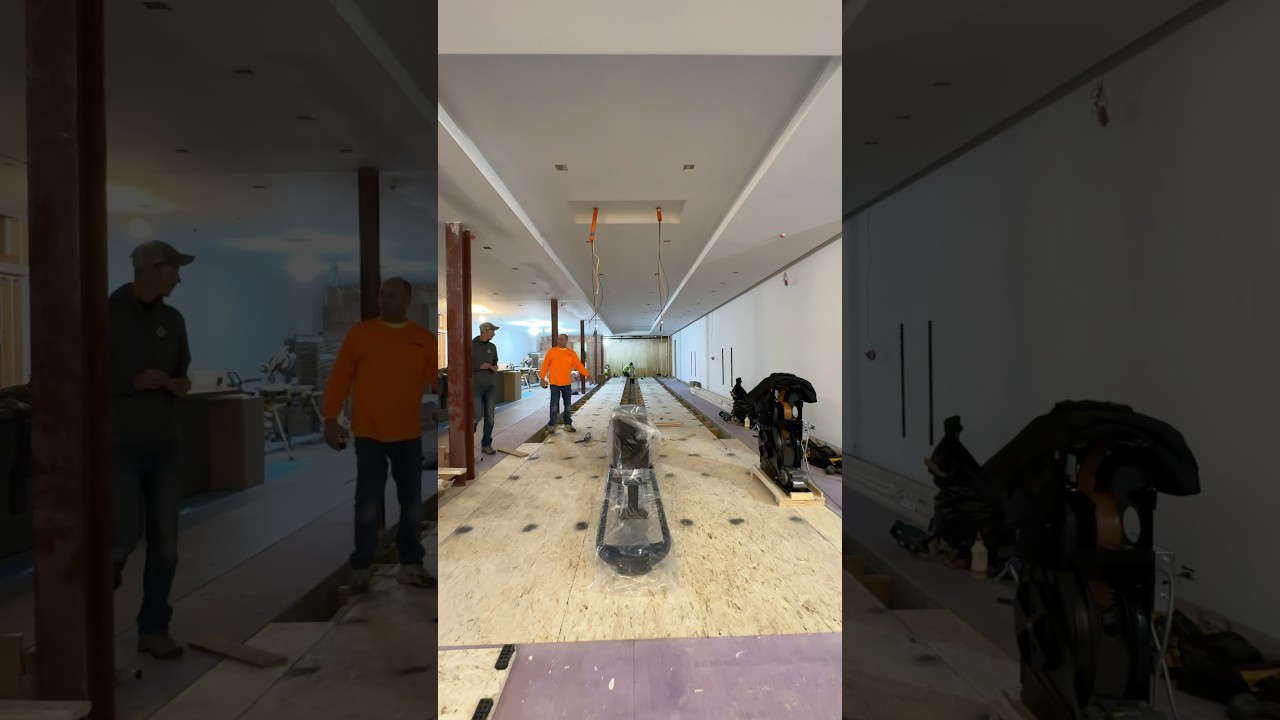 We are building a BOWLING ALLEY in a Lake Michigan dream home 🎳 