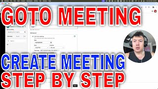 ✅ How To Create A Meeting In GoTo Meeting 🔴