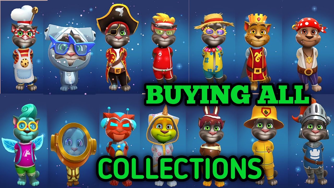 My Talking Tom 2 - Buying All Collections - GAMEPLAY 4U - YouTube