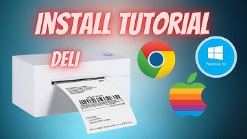 Deli DL-770D Thermal Printer Install and Driver Setup for Mac and Windows Step by Step