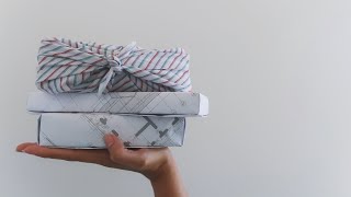 no tape, zero-waste (furoshiki) gift wrapping || philippines