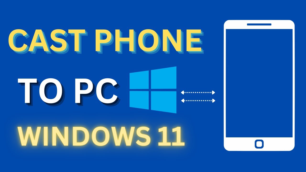 How To Cast Your Phone Screen To Your Windows 11 Or Laptop Computer YouTube