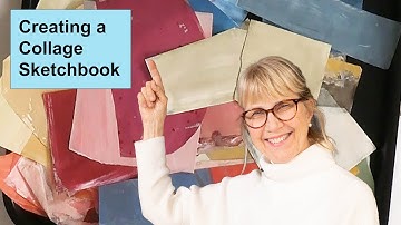 Creating a Collage Sketchbook / Art with Adele