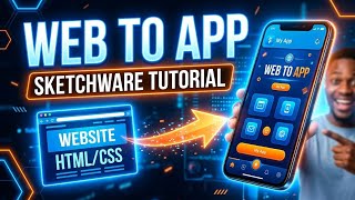 How to create an application from a website using Sketware #sketchwaretutorial #sketchware 