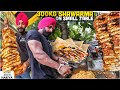 80 rs  sardar ji ka desi jatt street food  india ka big daddy veg shawarma monster burrito