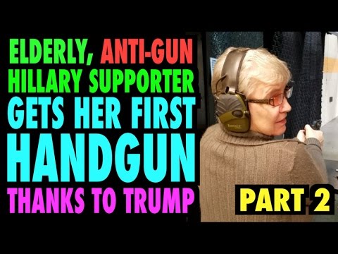 Liberal Hillary Supporter Buys First Handgun, Part 2